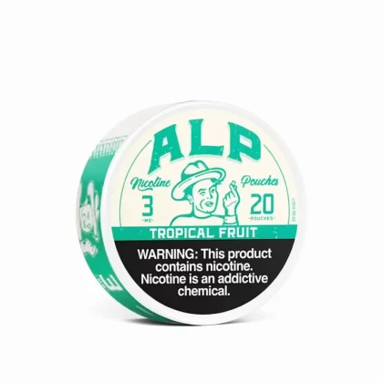 ALP Tropical Fruit Nicotine Pouches-Tobacco-Free, Low Drip