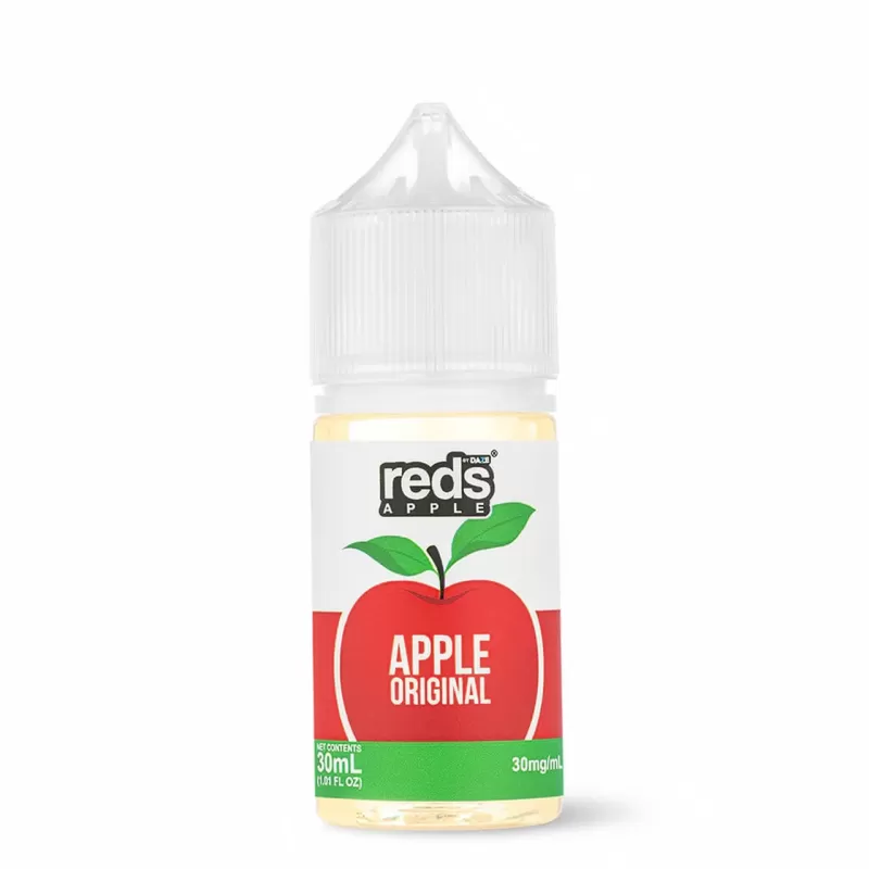 Daze Salt Apple Original 30mL – Crisp Red Apple, 50/50 VG/PG