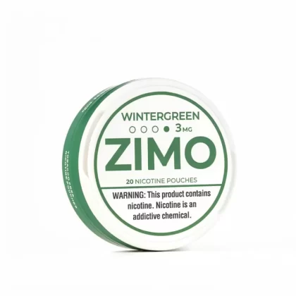 Zimo Nicotine Pouches – Wintergreen, Tobacco-Free