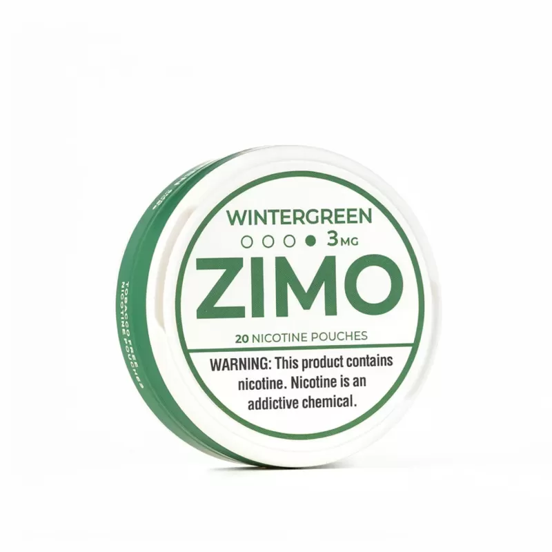 Zimo Nicotine Pouches – Wintergreen, Tobacco-Free