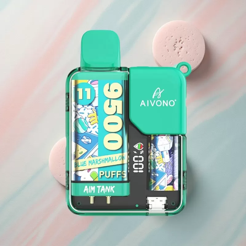 Aivono Aim Tank 9500 Blue Marshmallow 650mAh 18ml 5% Nicotine