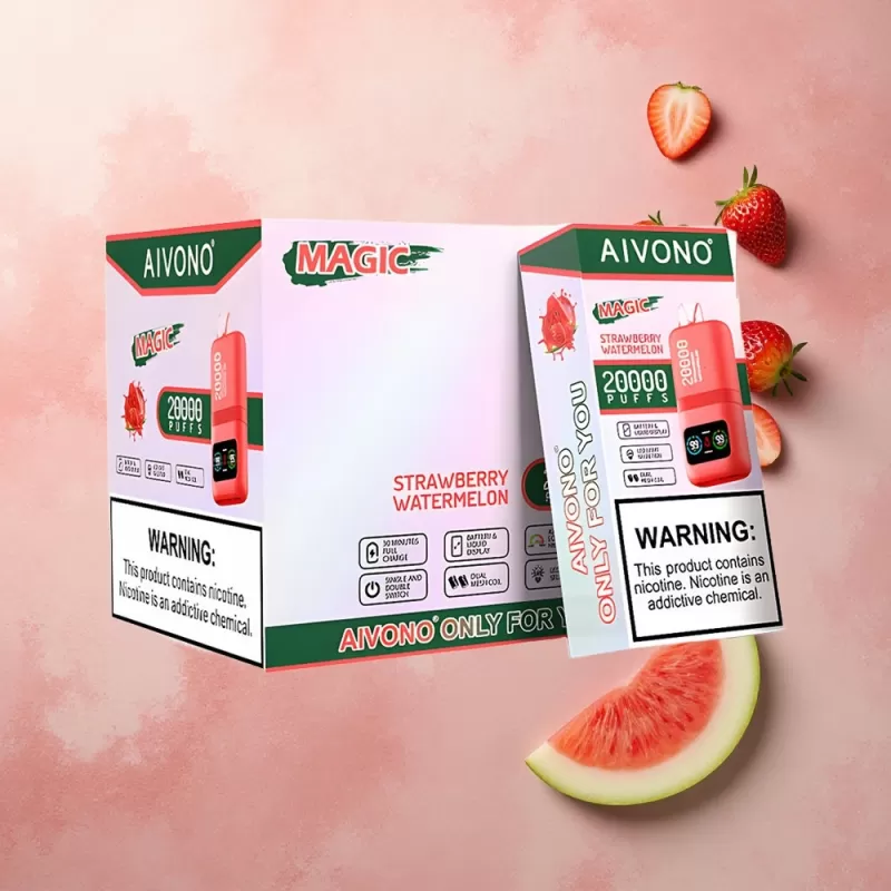 Aivono Aim Magic 20000 Strawberry Watermelon Dual Mesh 600mAh - Image 2