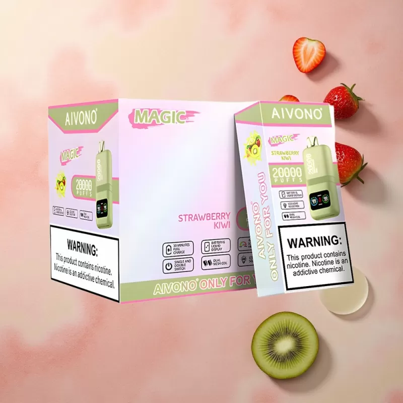 Aivono Aim Magic 20000 Strawberry Kiwi Dual Mesh 600mAh - Image 2