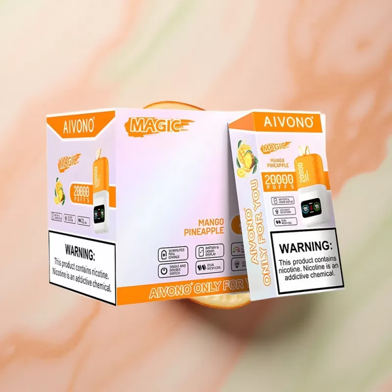 Aivono Aim Magic 20000 Mango Pineapple Dual Mesh LCD 600mAh - Image 2