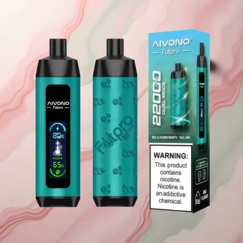 Aivono Aim Fatpro 22000 Blueberry Gun 600mAh 0.6ohm Mesh Coil - Image 2