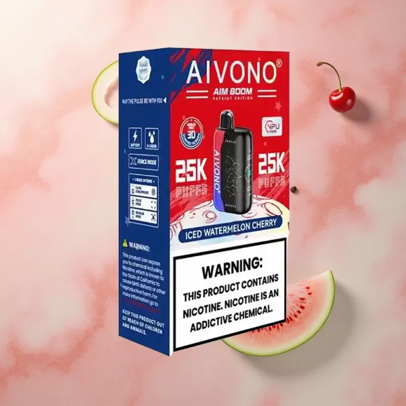 Aivono Aim Boom 25000 Iced Watermelon Cherry 650mAh Mesh - Image 2