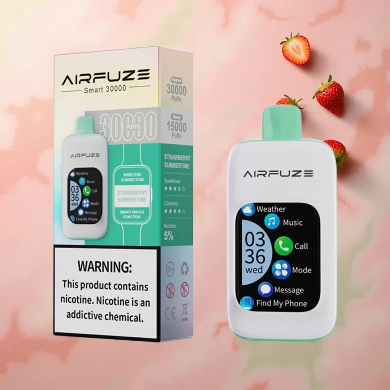AirFuze Smart 30000 Strawberry Summertime Touch Screen 900mAh - Image 2