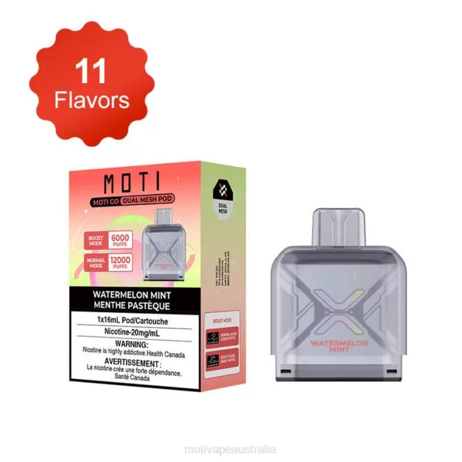 MOTI vape Australia – MOTI Go Pro Disposable Pod Black Pearl Icy 6422T97 - Image 2