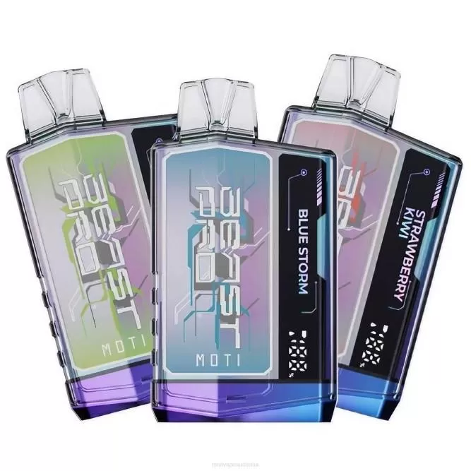 MOTI vape Canberra – MOTI Beast Pro Disposable Vape (5%, 10000 Puffs) Blue Razz Ice 6422T40 - Image 2