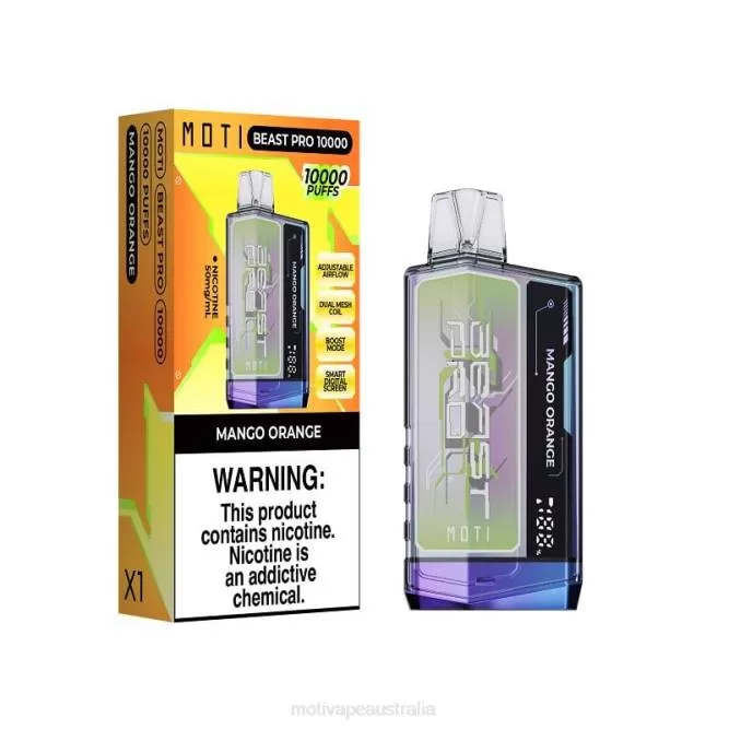 MOTI vape Canberra – MOTI Beast Pro Disposable Vape (5%, 10000 Puffs) Blue Razz Ice 6422T40 - Image 3