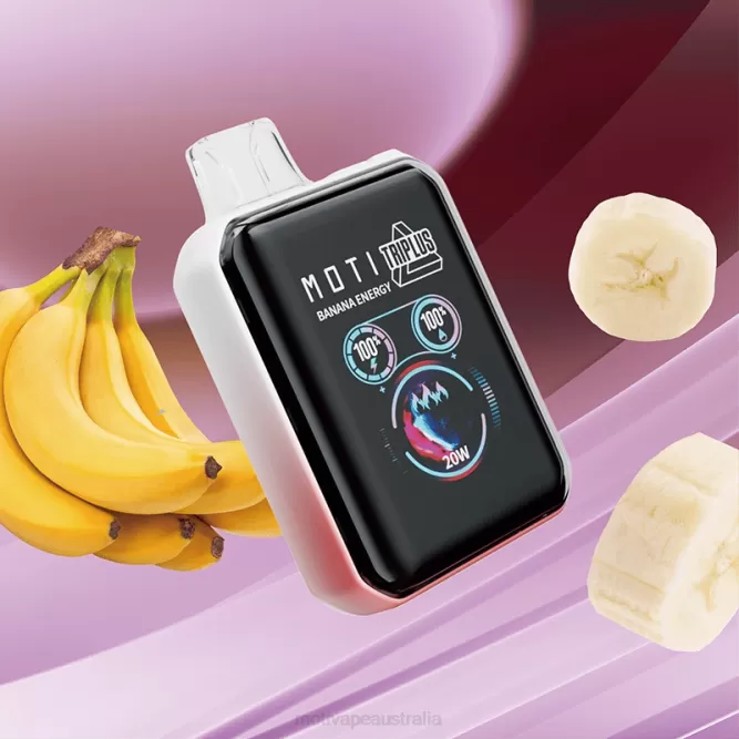 MOTI vape for sale – MOTI Triplus 20K Disposable Vape (5%, 20000 Puffs) Banana Energy 6422T1