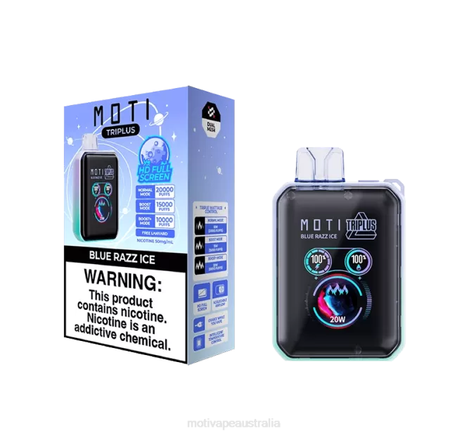 MOTI vape for sale – MOTI Triplus 20K Disposable Vape (5%, 20000 Puffs) Banana Energy 6422T1 - Image 2