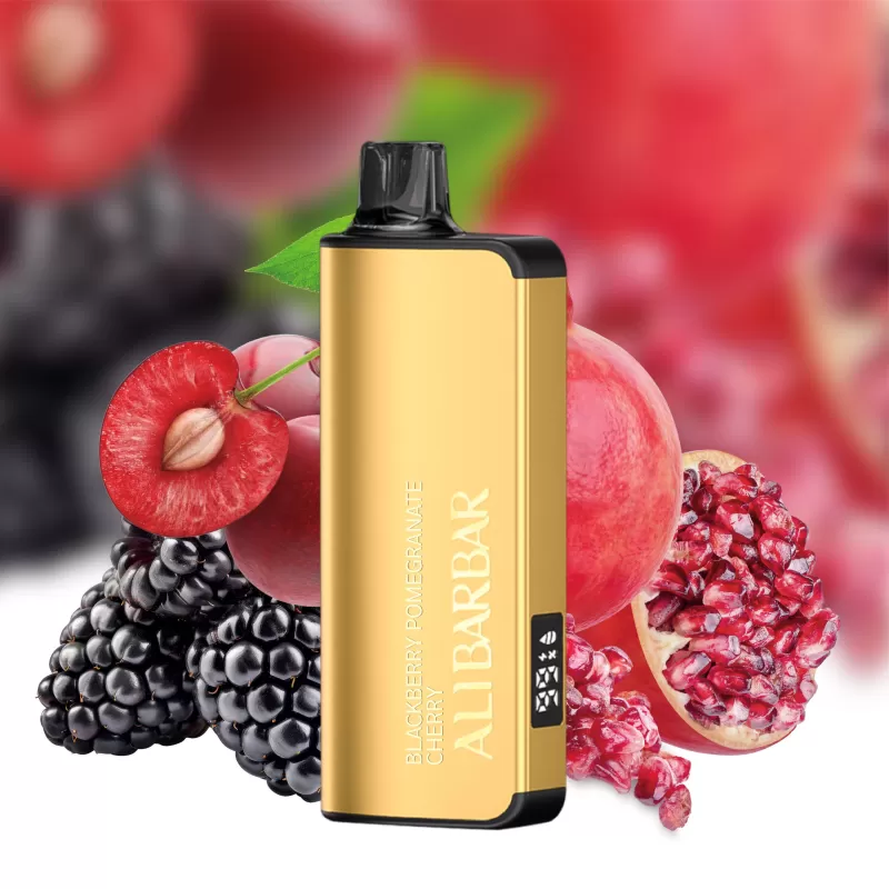 Alibarbar Ingot 9000 Blackberry Pomegranate Cherry Disposable Vape