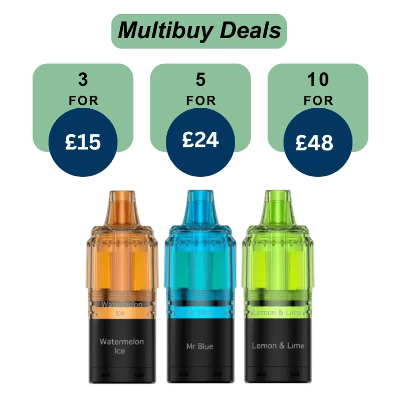 Fumot RandM TornadoT7000 Prefilled Refill Pods | Only For £5.99 | Any 3 For £15 - Blue Sour Raspberry
