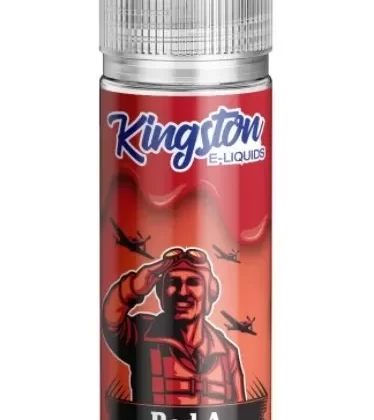 Kingston 100ML Shortfill | All Ranges - Raspberry Blackcurrant Jam Donut Desserts / No