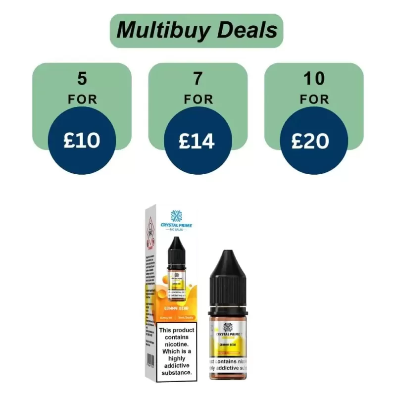 Crystal Prime 7000 Nic Salts 10ml E-Liquid - Prime Special / 20mg