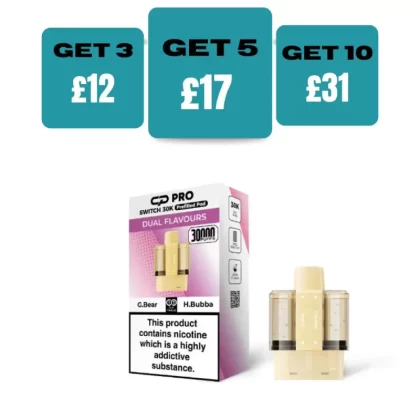 Gummy Bear / Hubba Bubba - CP Pro Switch 30k Prefilled Pods - Gummy Bear / Hubba Bubba