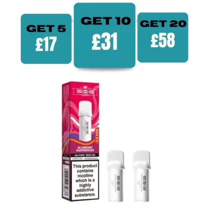 SKE 600 Pro Prefilled Pods (Pack of 2) - £4.99 or 5 for £17 - Pineapple Ice