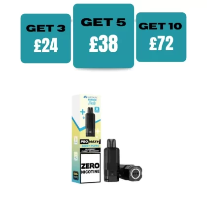Hayati Pro Max Plus 6000 Prefilled Pod Zero Nicotine - £8.99 or 3 for £24 - Blueberry Raspberry