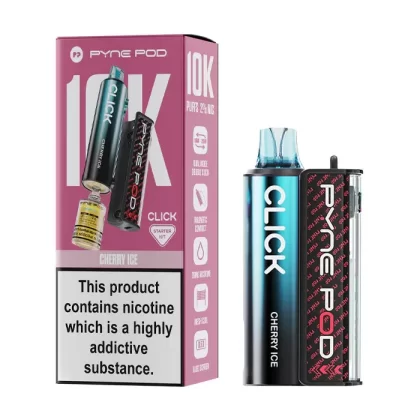 Box of 5 - Pyne Pod Click 10K Prefilled Pod Vape - Cola Lime