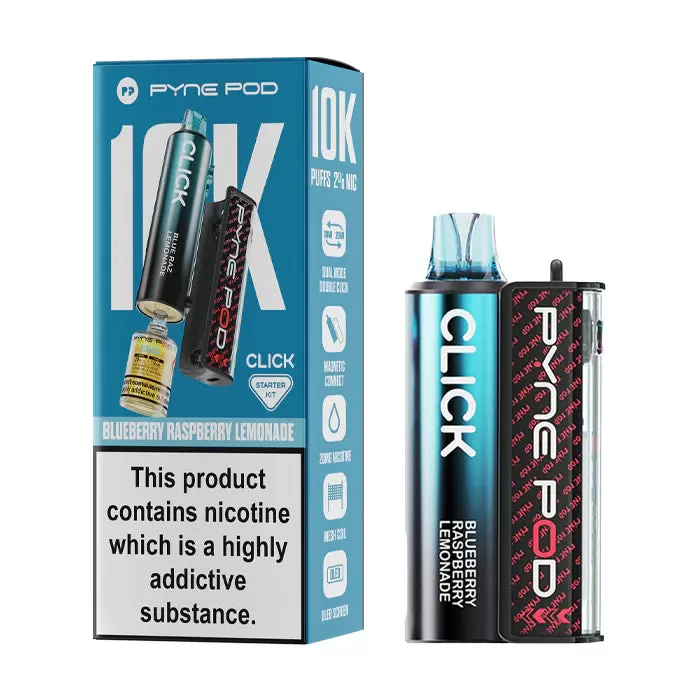 Box of 5 - Pyne Pod Click 10K Prefilled Pod Vape - Cola Lime - Image 3