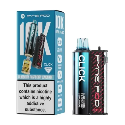 Box of 10 - Pyne Pod Click 10K Prefilled Pod Vape - Pineapple Ice