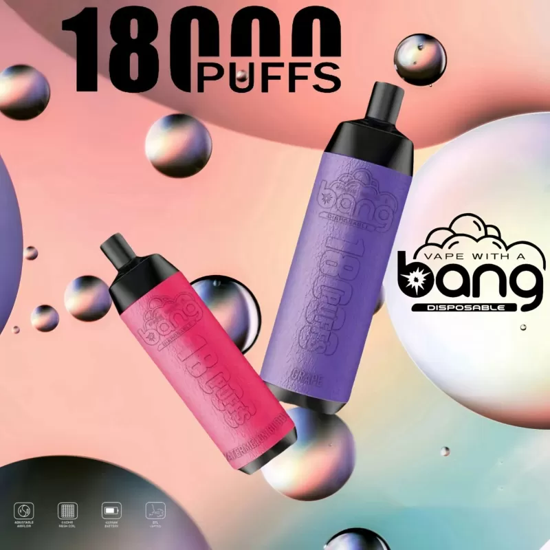 Bang Crown Bar 18000 Puffs | 0%-5% strength, bulk disposable vape