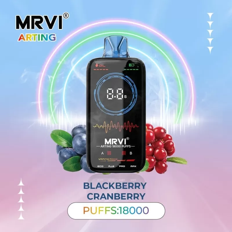 MRVI 18000 Puffs | 2%-5% strength, 26mL, dual mesh, adjustable heating, bulk vape - Image 2