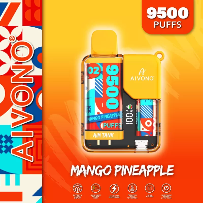 AIVONO AIM TANK 9500 Puffs | 0% to 5% strength bulk buy wholesale - Image 2