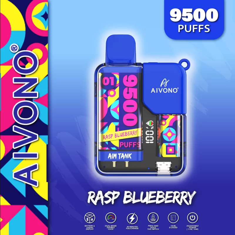 AIVONO AIM TANK 9500 Puffs | 0% to 5% strength bulk buy wholesale - Image 3