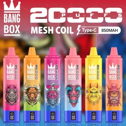 Bang Box 20000 Puffs | 0%-5% strength, 35mL, bulk disposable vape