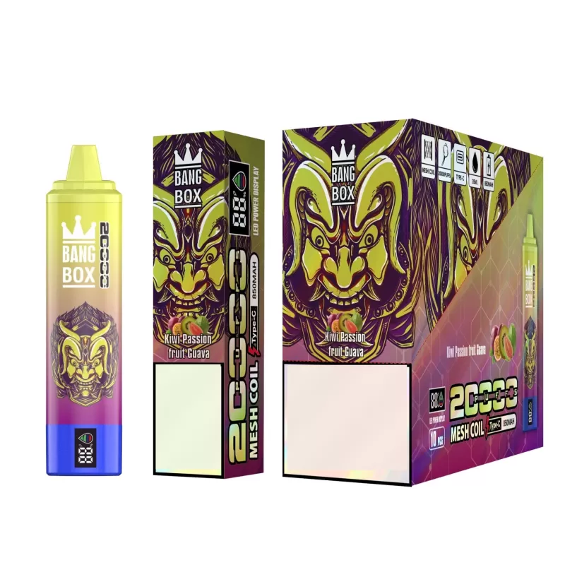 Bang Box 20000 Puffs | 0%-5% strength, 35mL, bulk disposable vape - Image 2