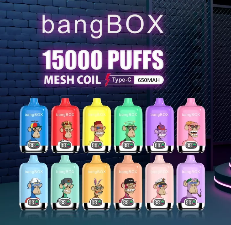 Bang BC Box 15000 Puffs | 0%-5% strength, 25mL, bulk disposable vape