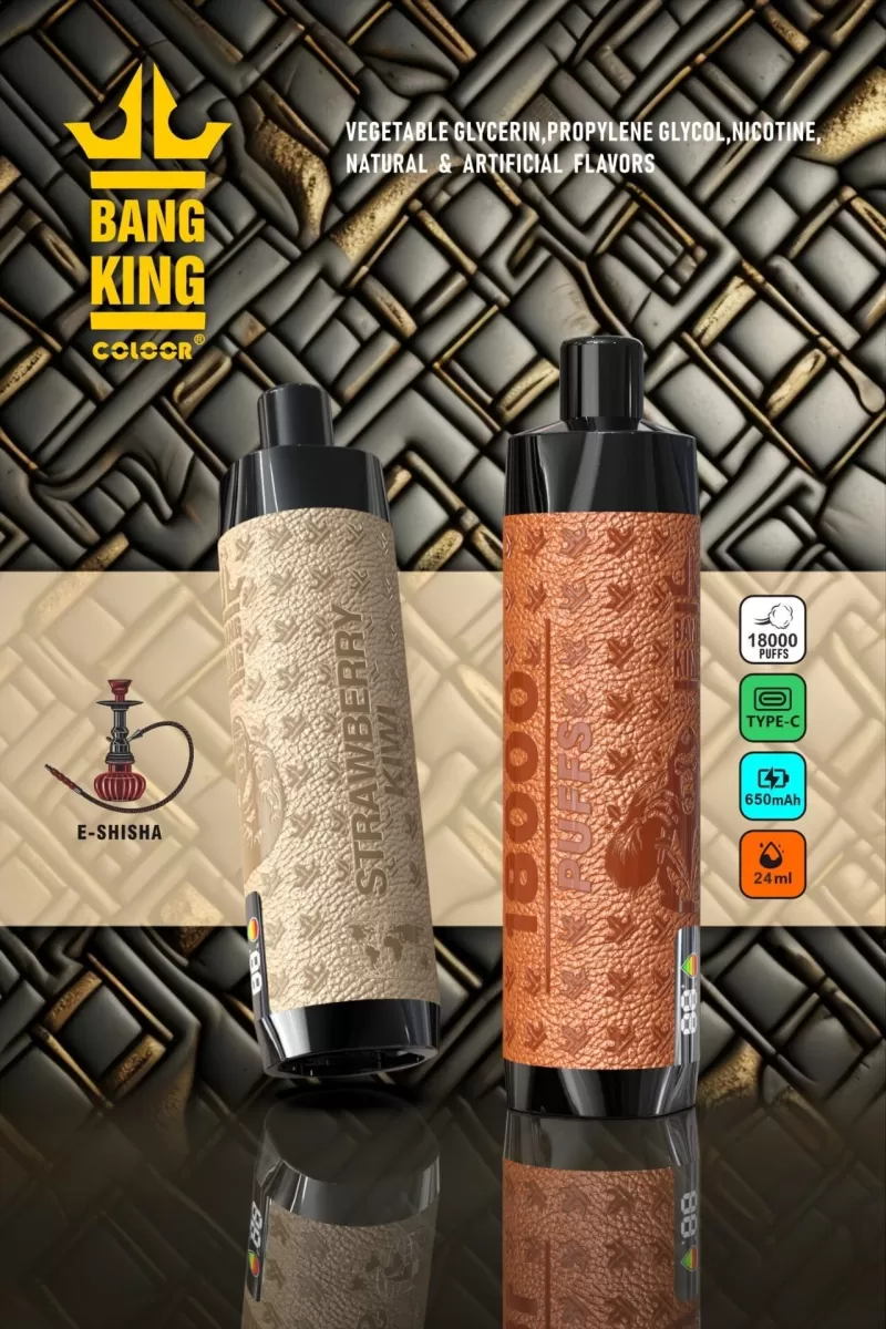 Bang Smart Screen Crown Bar 18000 Puffs | 0%-5% strength, bulk vape pen