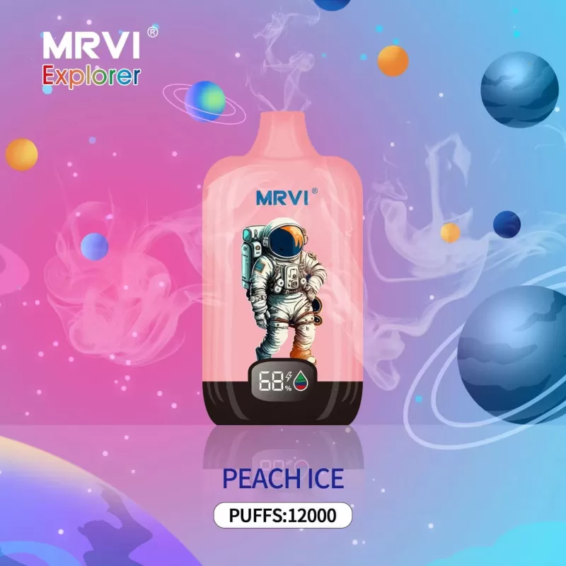MRVI Explorer 12000 Puffs | 0%-5% strength, 22mL, 650mAh, power display, bulk vape
