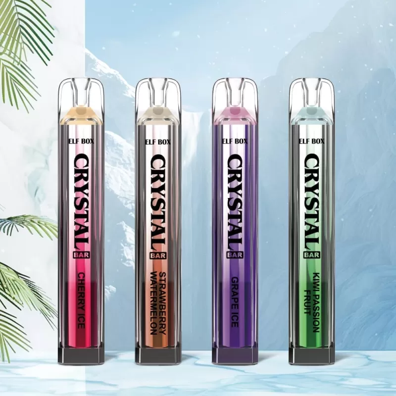 ELF BOX CRYSTAL BAR 600 Puffs | 0%-5% strength, bulk disposable vape
