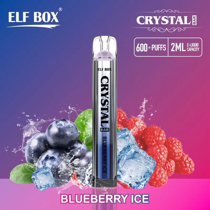 ELF BOX CRYSTAL BAR 600 Puffs | 0%-5% strength, bulk disposable vape - Image 3