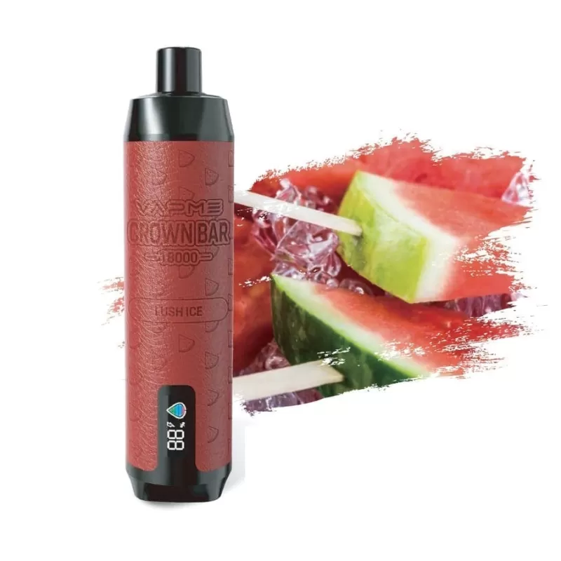 VAPME CROWN BAR 18000 Puffs | 2%-5% strength, 25mL, RGB light, bulk disposable vape - Image 3