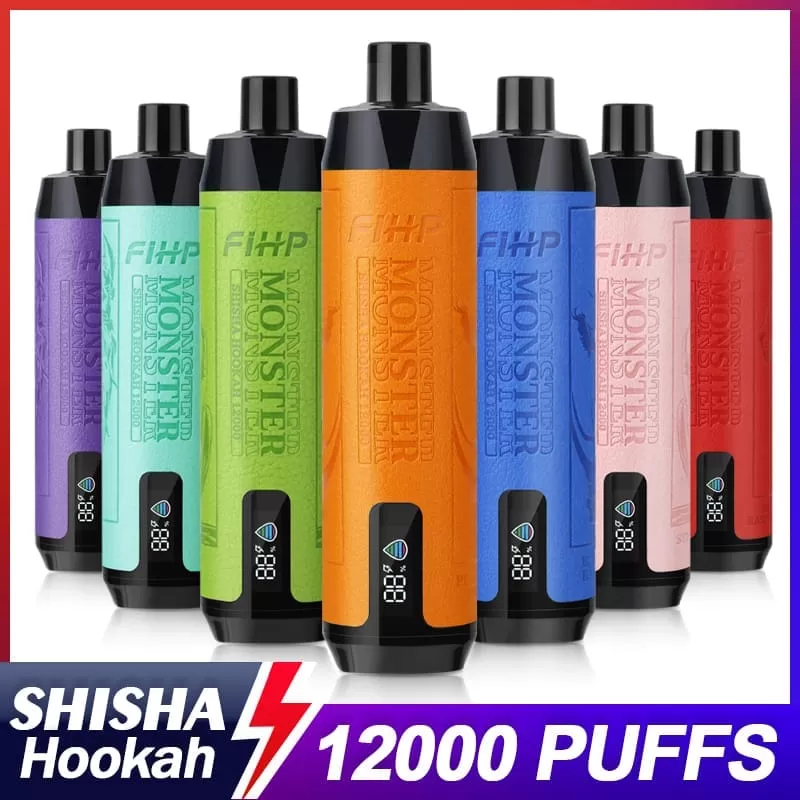 FIHP Shisha Hookah 12000 Puffs | 0.6% strength, bulk disposable vape