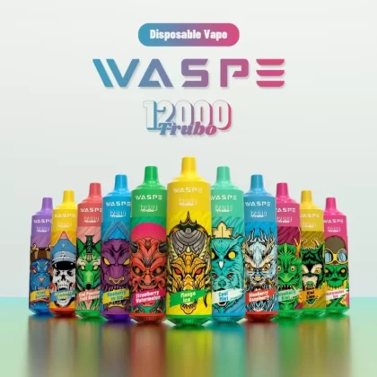 WASPE 12000 Puffs | 0%-5% strength, bulk disposable vape