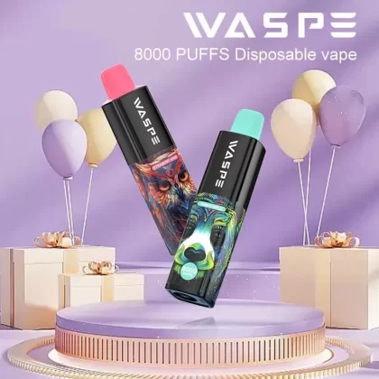 WASPE 8000 Puffs | 0%-5% strength, bulk disposable vape