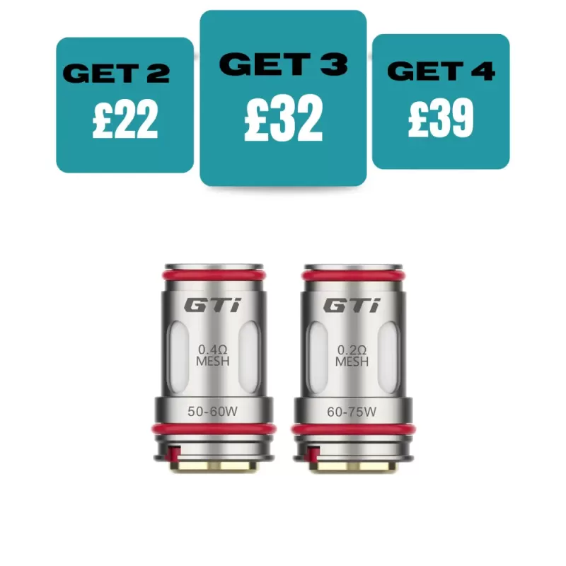 Vaporesso GTI Resplacement Coils Pack of 5 - 0.5OHM