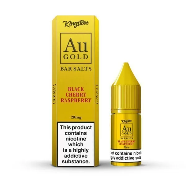 Kingston Au Gold Bar Salts 10ml E-liquids - Blue Raspberry / 20mg - Image 3