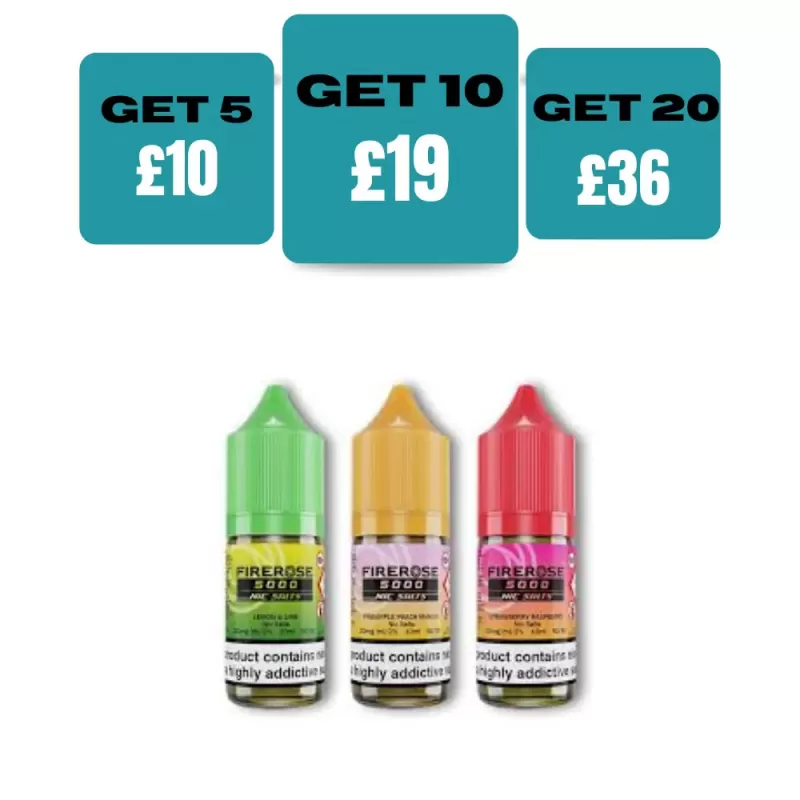 Firerose 5000 Nic Salt 10ml E-liquids - Blue Crush / 10mg