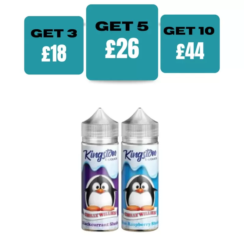 Kingston Slush Edition 100ML E-Liquid Shortfill - Blue Raspberry Slush / Yes