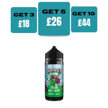 Seriously Nice 100ml Shortfill - Frozen Apple Berry