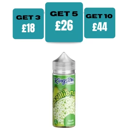 Kingston Gazillion Edition 100ML E-Liquid Shortfill - Strawberry / Yes