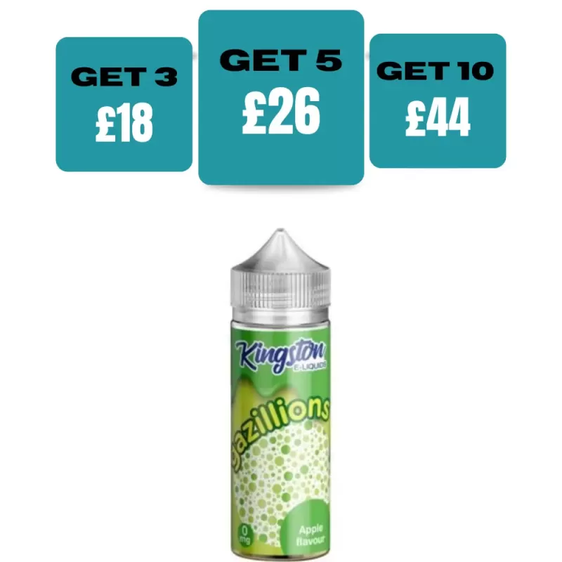 Kingston Gazillion Edition 100ML E-Liquid Shortfill - Strawberry / Yes