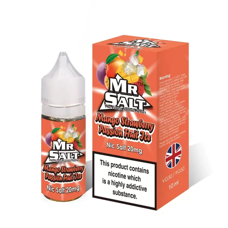 Mr. Salt Eliquid 10ml - Box of 5 - Strawberry / 10MG - Image 3
