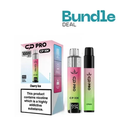 CP Pro CP10K Kit + CP Pro CP600 Kit Bundle - Blue Sour Raspberry / Juicy Peach